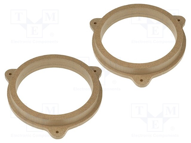 Spacer ring; MDF; 165mm; Nissan; impregnated,varnished