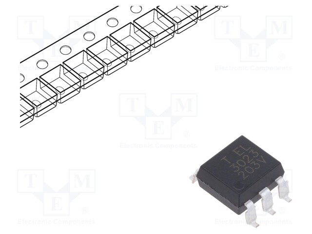 Optotriac; 5kV; triac; Gull wing 6; Channels: 1; 100V/μs