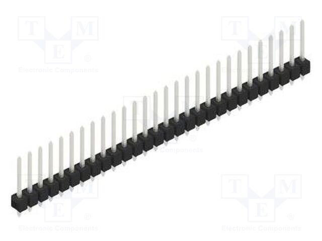 Connector: pin strips; pin header; male; PIN: 28; 2.54mm; THT; 1x28