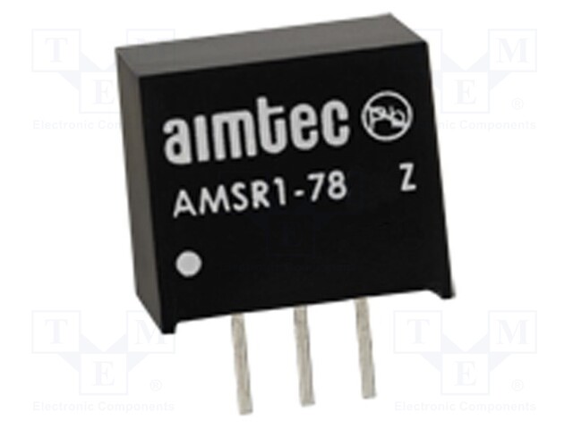 Converter: DC/DC; 5W; Uin: 6.5÷18V; Uout: 5VDC; Iout: 1A; SIP3; 2g