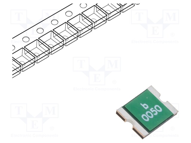 Fuse: PTC polymer; 500mA; Imax: 100A; Case: 1812; 0ZCG