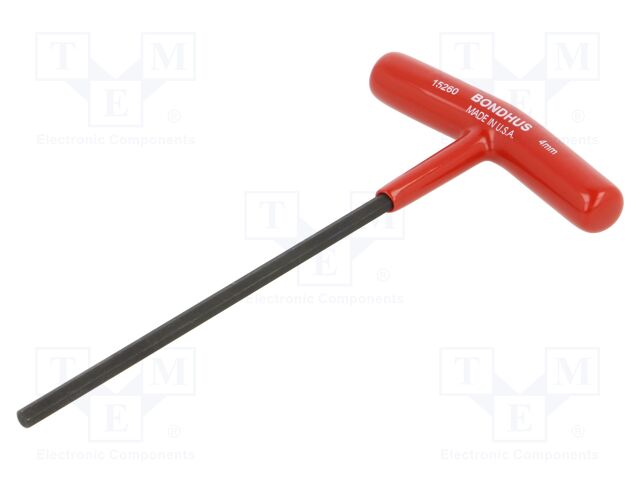 Wrench; hex key; HEX 4mm; Overall len: 152mm; ProTanium®,steel