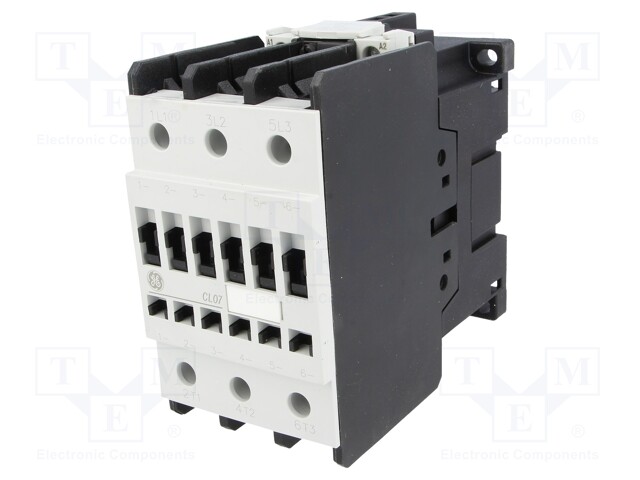 Contactor: 3-pole; NO x3; 24VAC; 65A; DIN,on panel; CL; 30kW