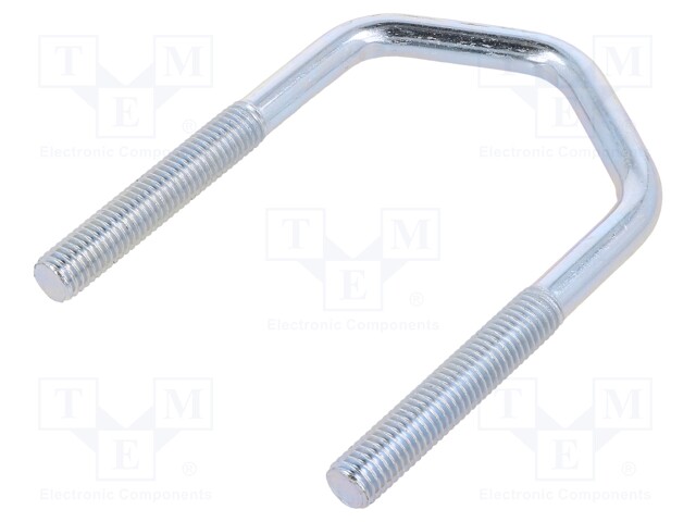 U-bolt; D; steel; zinc; Application: for antenna fixing; 61mm