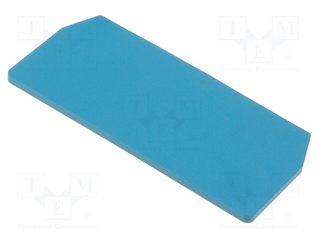 End/partition plate; Application: ZDU1.5/3AN; blue; wemid