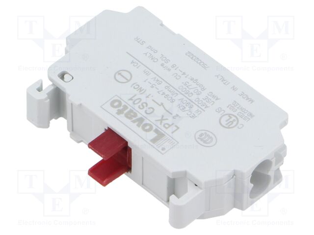 Contact block; Contacts: NC
