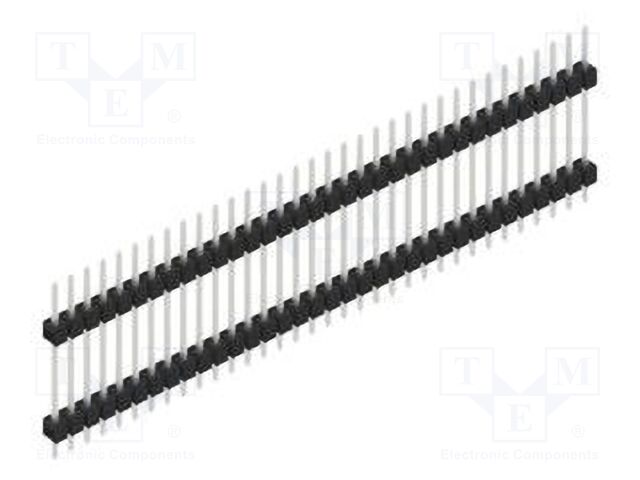 Connector: pin strips; pin header; male; PIN: 34; 2.54mm; THT; 1x34