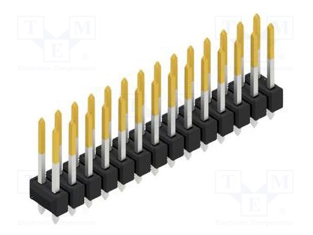 Connector: pin strips; pin header; male; PIN: 28; 2.54mm; THT; 2x14