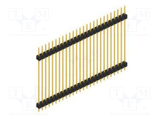Connector: pin strips; pin header; male; PIN: 26; 2.54mm; THT; 1x26