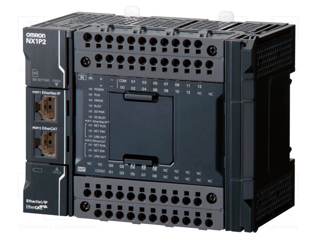 Module: CPU unit; OUT: 10; IN: 14; Series: NX1P; OUT 1: PNP; 1MB