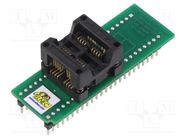 Adapter: DIL8-SOIC8; 200mils; Assoc.circ: FLASH