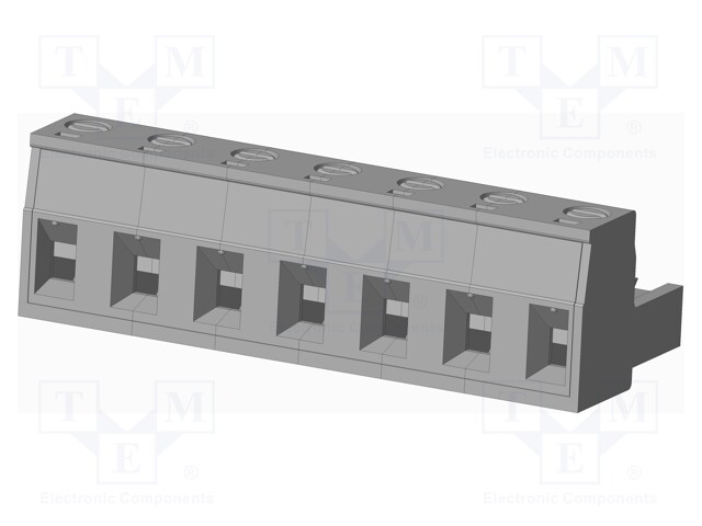 Connector: pluggable terminal block; plug; female; straight; grey