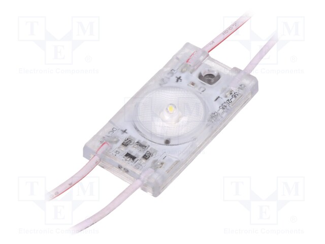 Module: LED; Colour: white cold; 0.6W; 7200(typ)K; 66(typ)lm; IP67