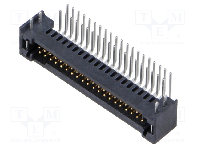 Connector: PCB to PCB; male; PIN: 40; 1.27mm; TFM; gold-plated; THT