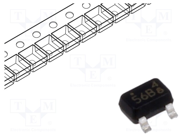 Transistor: PNP; bipolar; 65V; 100mA; 250mW; SOT323