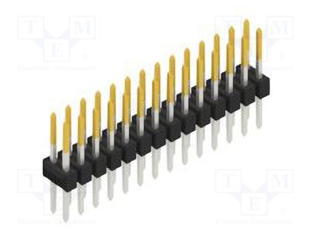 Connector: pin strips; pin header; male; PIN: 28; 2.54mm; THT; 2x14