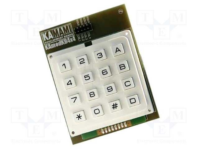 16-button 4x4 matrix keyboard module; pin header; PIN: 2x5