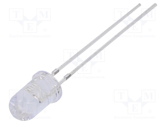 LED; UV; 30°; 20mA; P: 225mW; 370-380nm; THT; 12VDC