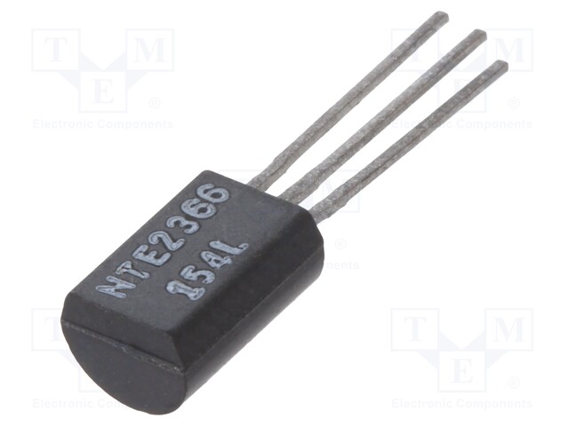 Transistor: PNP; bipolar; 300V; 0.1A; 1W; TO92