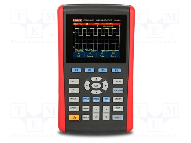 Handheld oscilloscope; 50MHz; LCD TFT 3,5"; Ch: 2; 250Msps; 12kpts