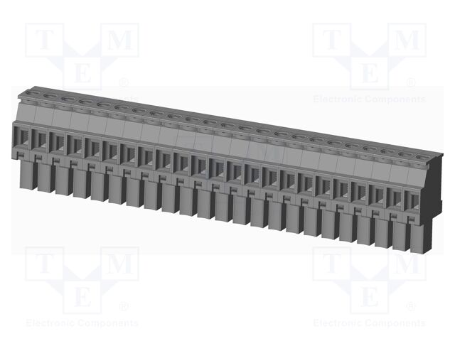 Connector: pluggable terminal block; plug; female; angled 90°