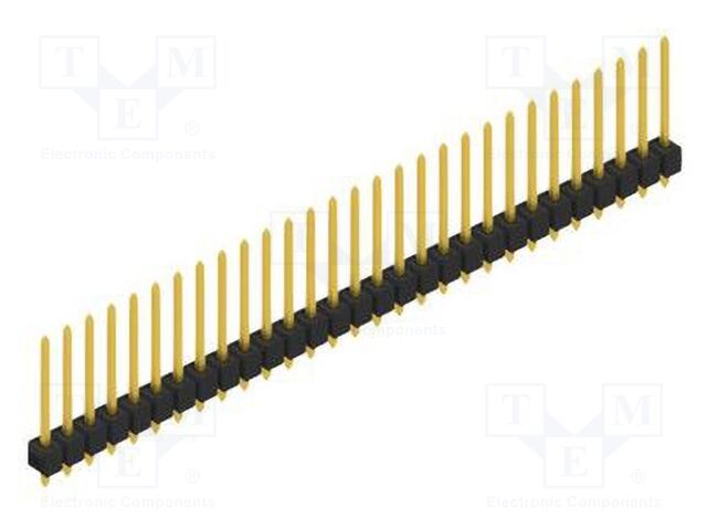 Connector: pin strips; pin header; male; PIN: 29; 2.54mm; THT; 1x29