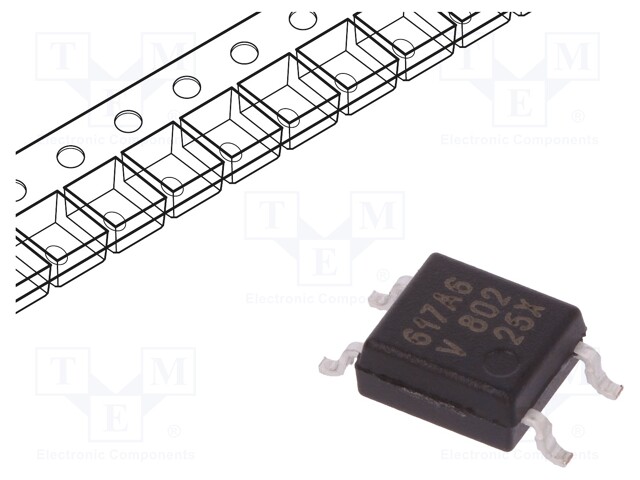 Optocoupler; SMD; Channels: 1; Out: transistor; Uinsul: 3.75kV; SOP4