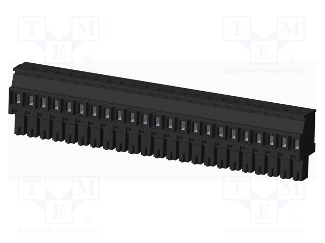 Connector: pluggable terminal block; plug; female; angled 90°