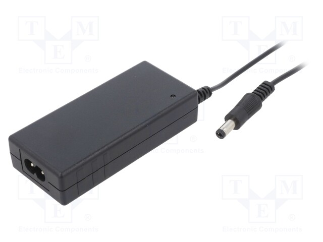 Power supply: switched-mode; 48VDC; 750mA; Out: 5,5/2,1; 36W; 89%