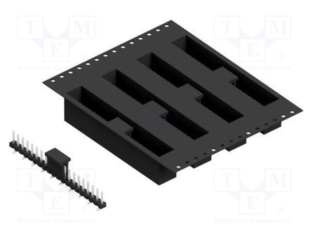 Connector: pin strips; pin header; male; PIN: 20; 2.54mm; SMT; 1x20