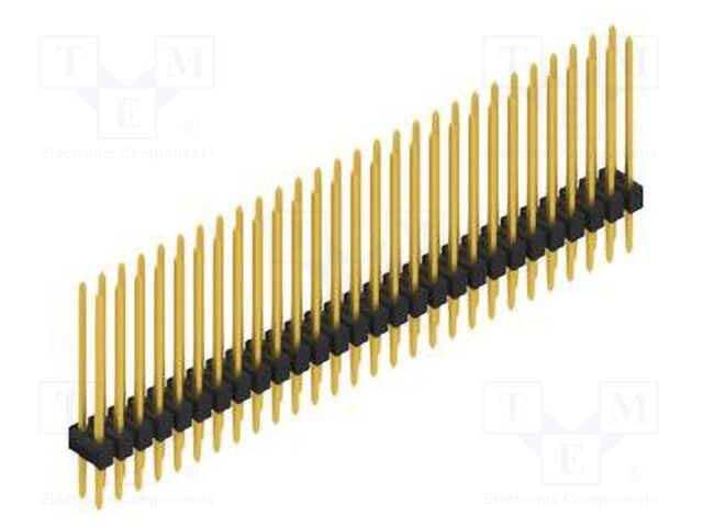 Connector: pin strips; pin header; male; PIN: 56; 2.54mm; THT; 2x28