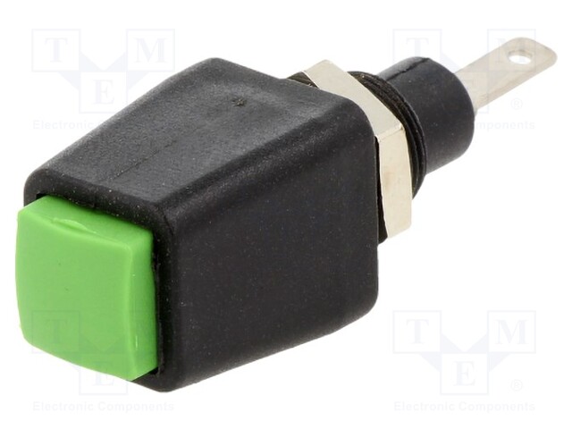 Laboratory clamp; green; 70VDC; 16A; Contacts: nickel; -25÷90°C