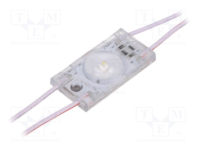 Module: LED; Colour: white cold; 1.2W; 7200(typ)K; 132(typ)lm; IP67