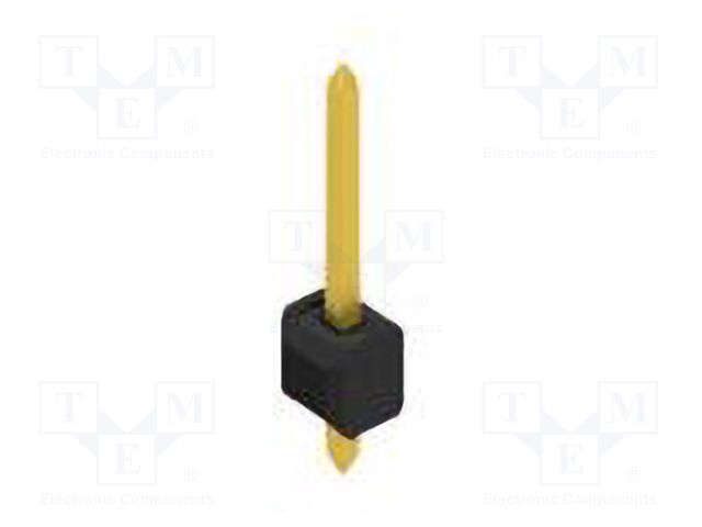 Connector: pin strips; pin header; male; PIN: 1; 2.54mm; THT; 1x1