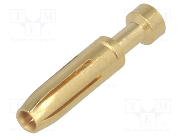 Contact; female; 1mm2; Han E; gold-plated; crimped; 16A; 500cycles