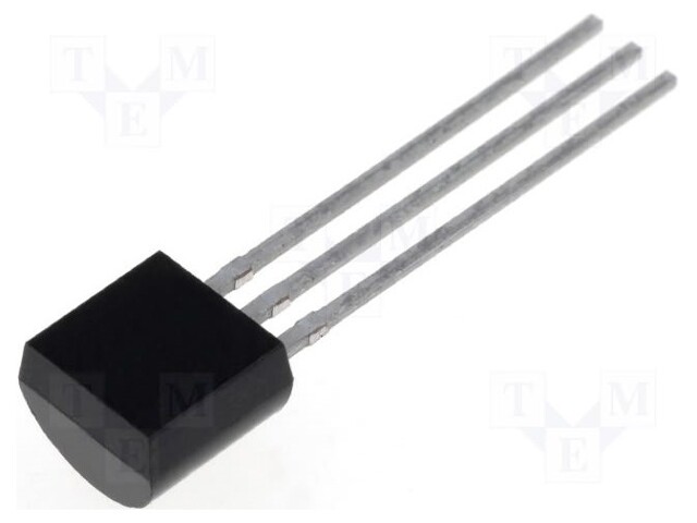 Transistor: PNP; bipolar; 100V; 1A; 800mW; TO92