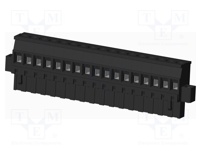 Connector: pluggable terminal block; plug; female; angled 90°