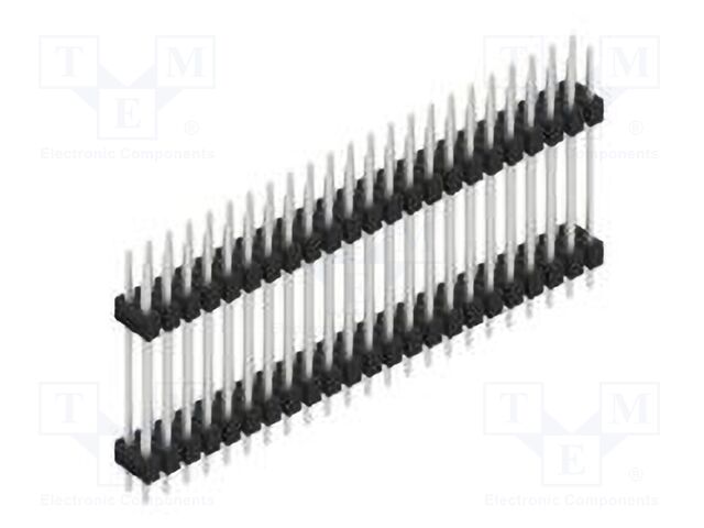 Connector: pin strips; pin header; male; PIN: 46; 2.54mm; THT; 2x23