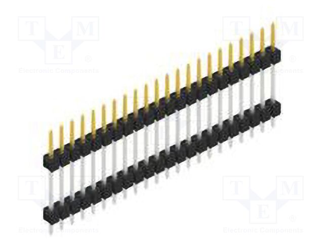 Connector: pin strips; pin header; male; PIN: 22; 2.54mm; THT; 1x22