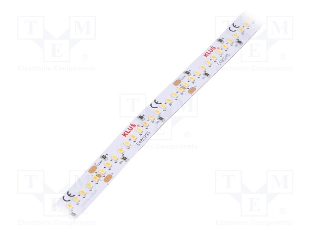 LED tape; white warm/cold white; 24V; LED/m: 252; 10mm; IP20; 120°