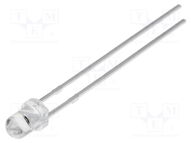 IR transmitter; 3mm; 940nm; transparent; 100mW; 30°; THT