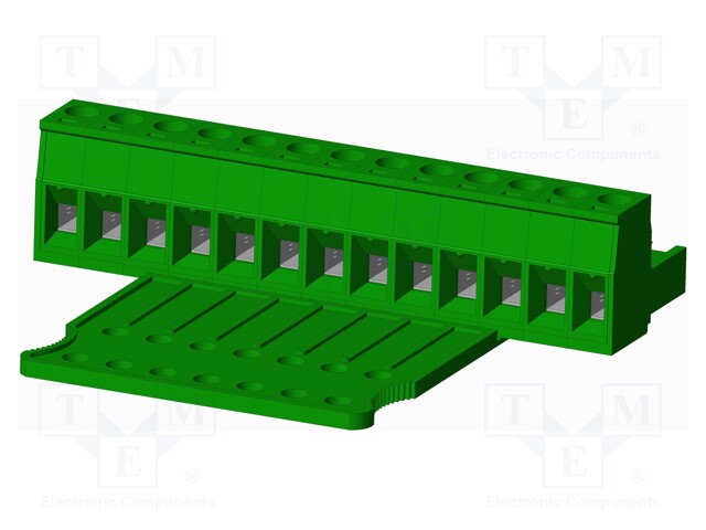 Connector: pluggable terminal block; plug; female; straight; 300V