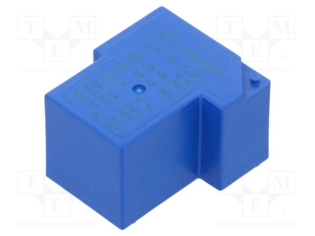 Relay: electromagnetic; SPDT; Ucoil: 24VDC; 20A; Series: SLA; THT