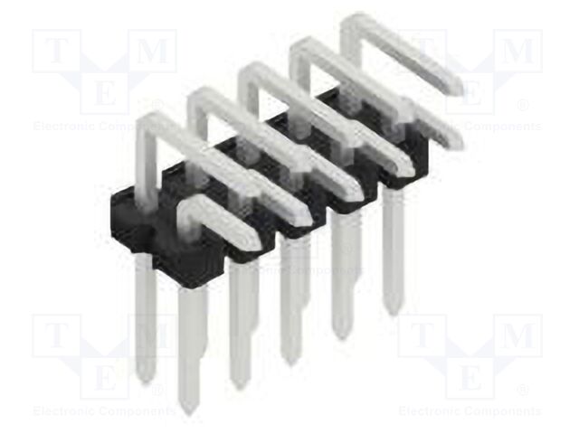 Connector: pin strips; pin header; male; PIN: 10; 2.54mm; THT; 2x5