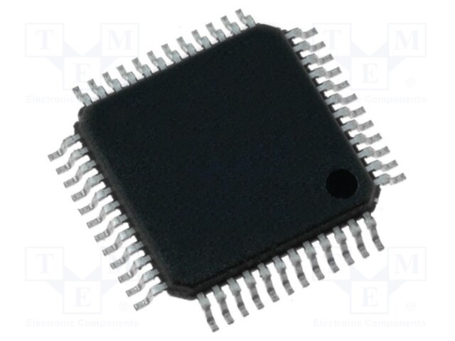 ARM microcontroller; SRAM: 16kB; Flash: 128kB; TQFP48; D/A 10bit: 1