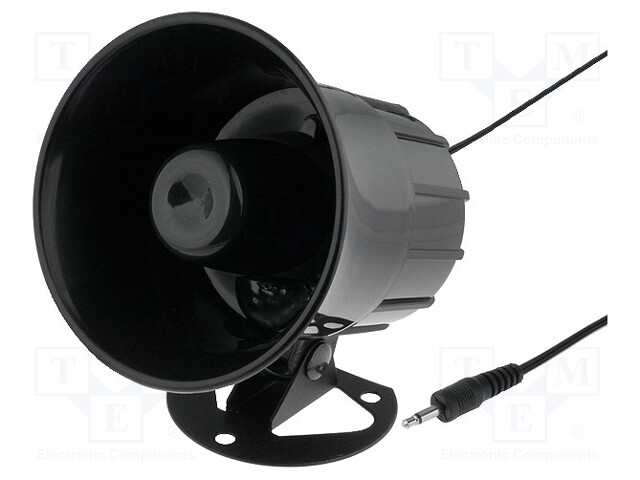 CB speaker; 10W; Len: 2m; 103x105mm; Jack 3,5mm mono