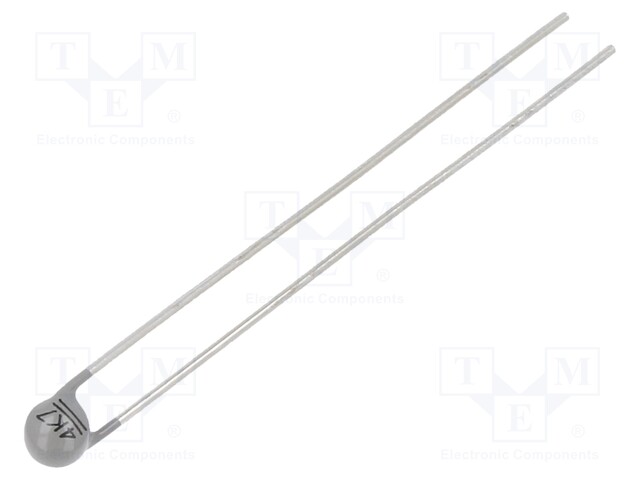 NTC thermistor; 4.7kΩ; THT; 3980K; ±5%; 2.5mm