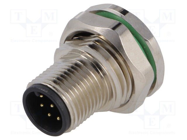 Socket; M12; PIN: 8; male; A code-DeviceNet / CANopen; THT; IP67