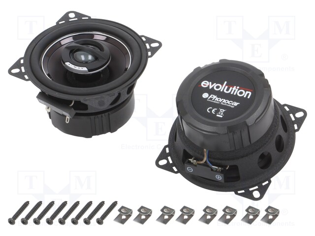 Car loudspeakers; tweeter,woofer; 100mm; 70W; 70Hz÷20kHz; 4Ω