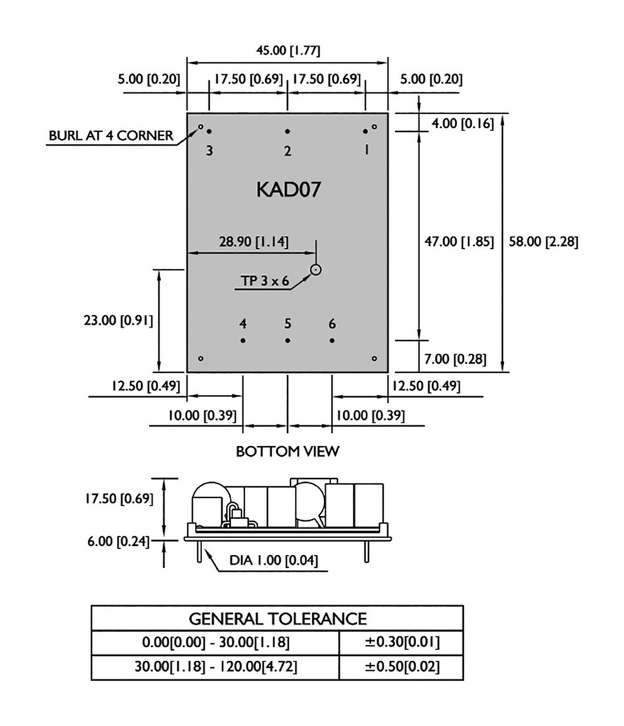 Converter: AC/DC; 6.3W; Uin: 65÷265V; Uout: 3.3VDC; Uout2: 5VDC; 70%